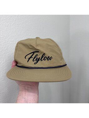 Flylow Gear Chad Cap Snapback Adjustable Embroidered Rope Trim Hat Onesize